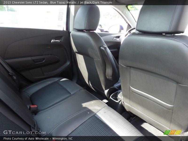 Blue Topaz Metallic / Jet Black/Dark Titanium 2013 Chevrolet Sonic LTZ Sedan