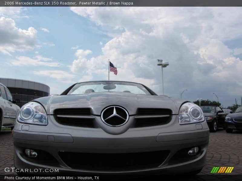 Pewter Metallic / Brown Nappa 2006 Mercedes-Benz SLK 350 Roadster