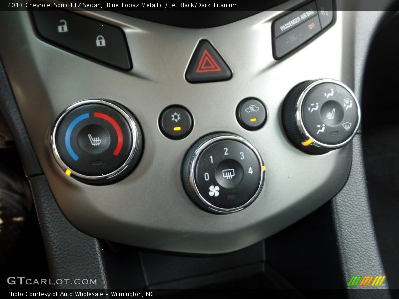 Blue Topaz Metallic / Jet Black/Dark Titanium 2013 Chevrolet Sonic LTZ Sedan