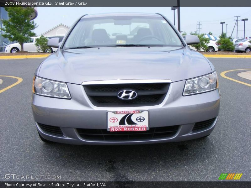 Steel Gray / Gray 2008 Hyundai Sonata GLS