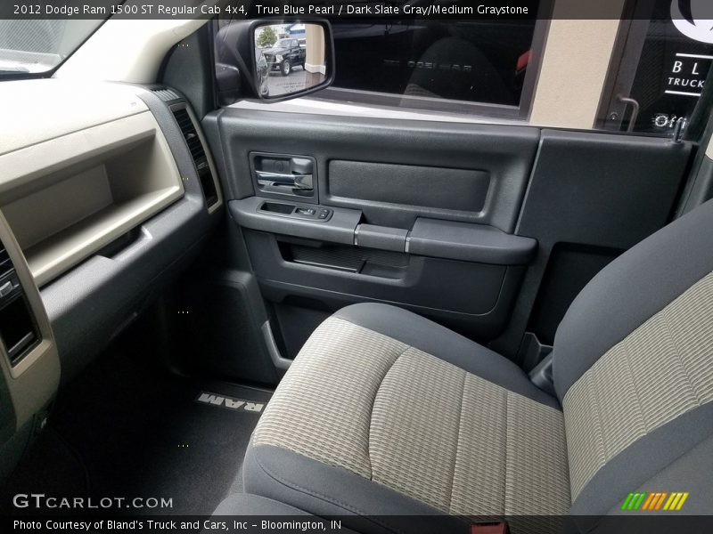 True Blue Pearl / Dark Slate Gray/Medium Graystone 2012 Dodge Ram 1500 ST Regular Cab 4x4