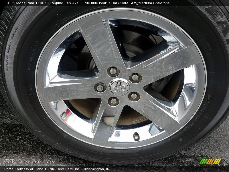 True Blue Pearl / Dark Slate Gray/Medium Graystone 2012 Dodge Ram 1500 ST Regular Cab 4x4