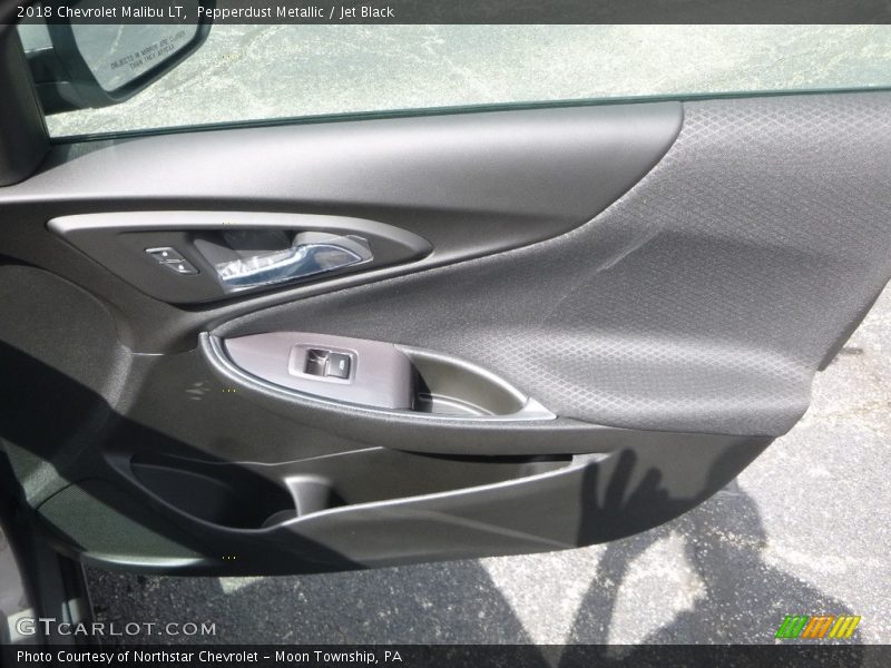 Pepperdust Metallic / Jet Black 2018 Chevrolet Malibu LT