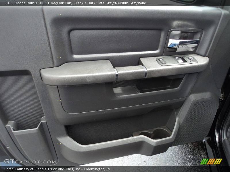 Black / Dark Slate Gray/Medium Graystone 2012 Dodge Ram 1500 ST Regular Cab