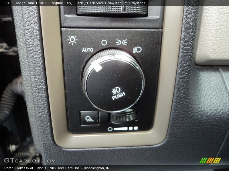 Black / Dark Slate Gray/Medium Graystone 2012 Dodge Ram 1500 ST Regular Cab