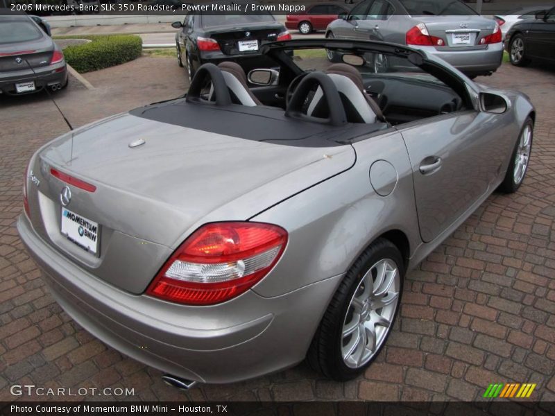 Pewter Metallic / Brown Nappa 2006 Mercedes-Benz SLK 350 Roadster