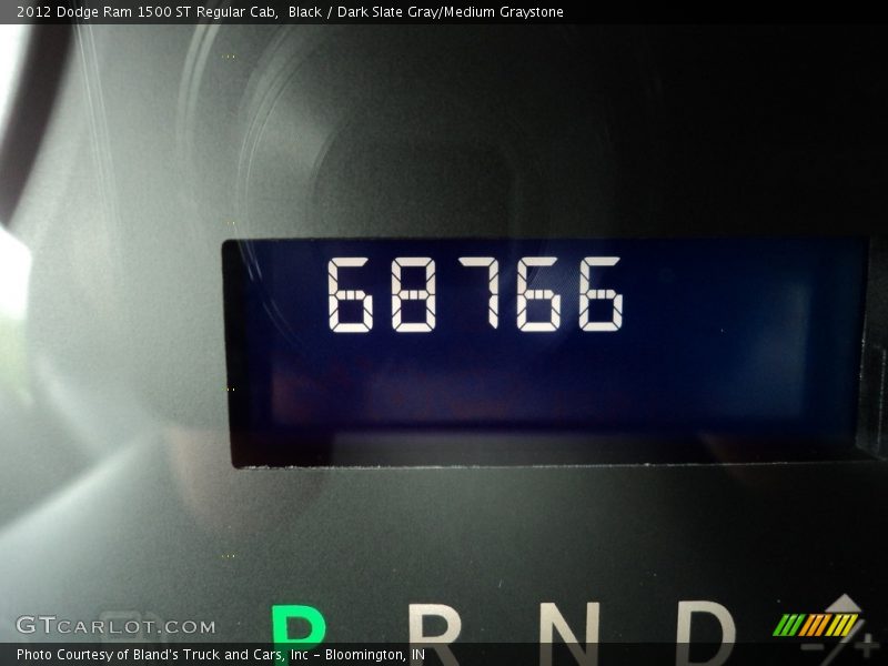 Black / Dark Slate Gray/Medium Graystone 2012 Dodge Ram 1500 ST Regular Cab