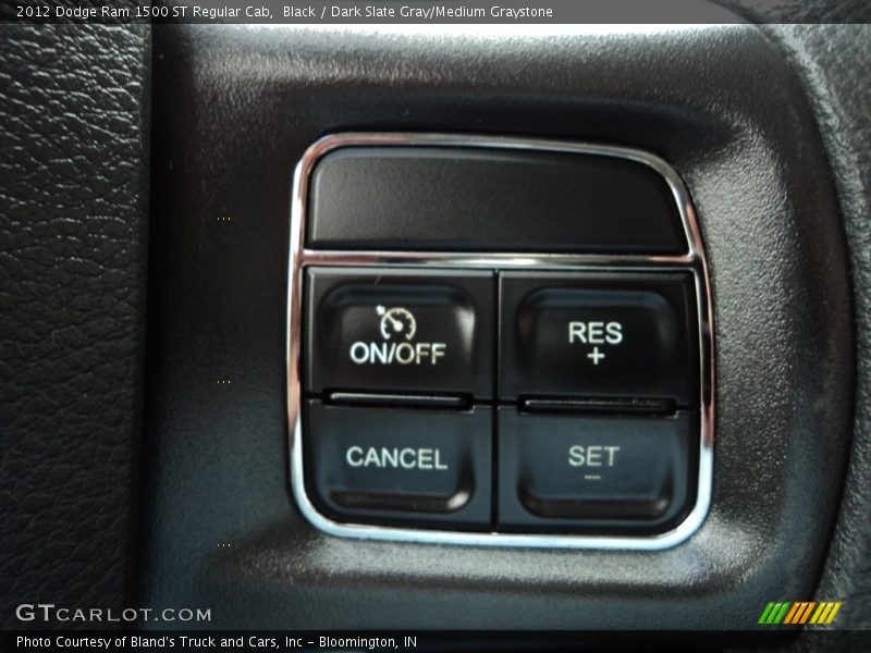 Black / Dark Slate Gray/Medium Graystone 2012 Dodge Ram 1500 ST Regular Cab