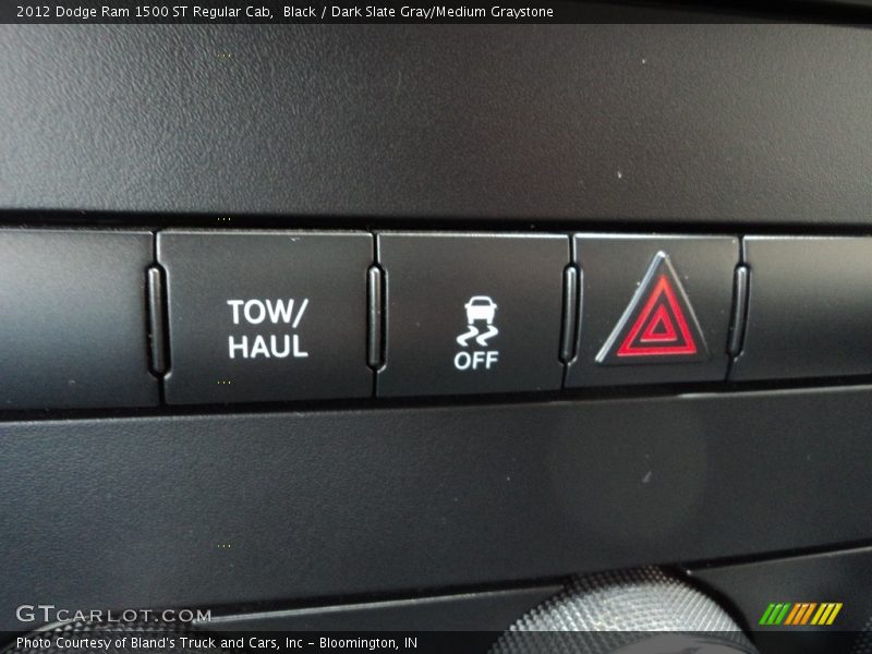 Black / Dark Slate Gray/Medium Graystone 2012 Dodge Ram 1500 ST Regular Cab