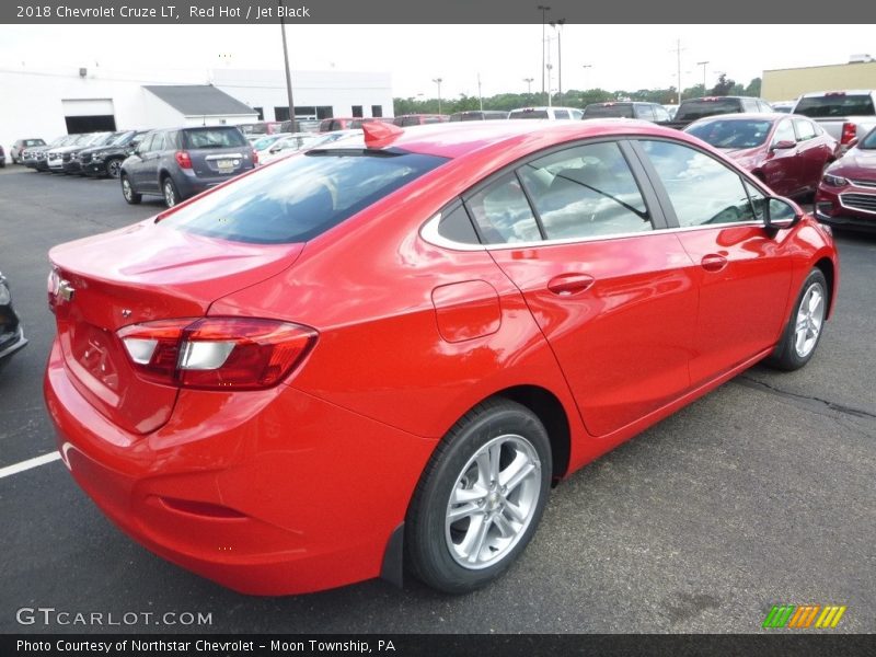 Red Hot / Jet Black 2018 Chevrolet Cruze LT