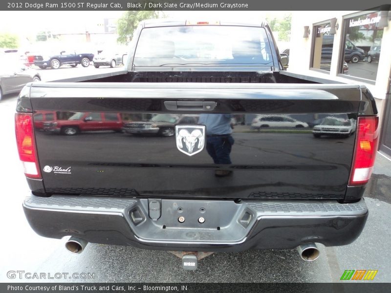 Black / Dark Slate Gray/Medium Graystone 2012 Dodge Ram 1500 ST Regular Cab