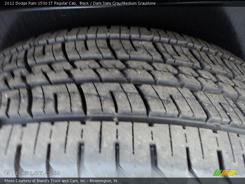 Black / Dark Slate Gray/Medium Graystone 2012 Dodge Ram 1500 ST Regular Cab
