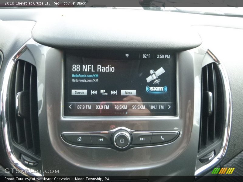 Red Hot / Jet Black 2018 Chevrolet Cruze LT