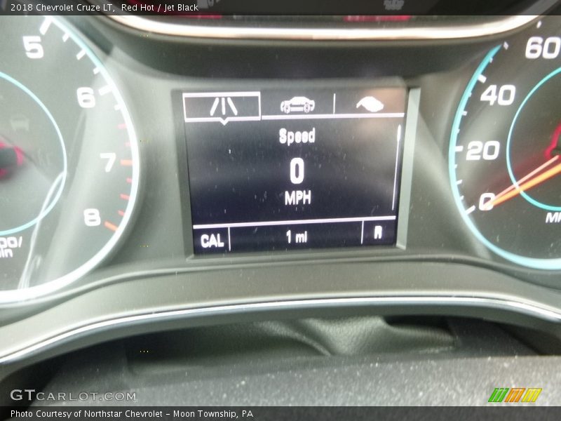 Red Hot / Jet Black 2018 Chevrolet Cruze LT