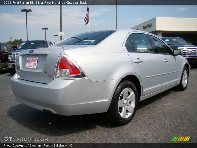Silver Frost Metallic / Charcoal Black 2006 Ford Fusion SE