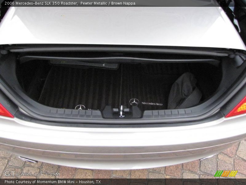 Pewter Metallic / Brown Nappa 2006 Mercedes-Benz SLK 350 Roadster
