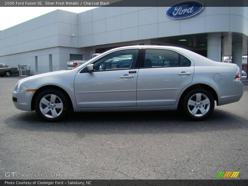 Silver Frost Metallic / Charcoal Black 2006 Ford Fusion SE