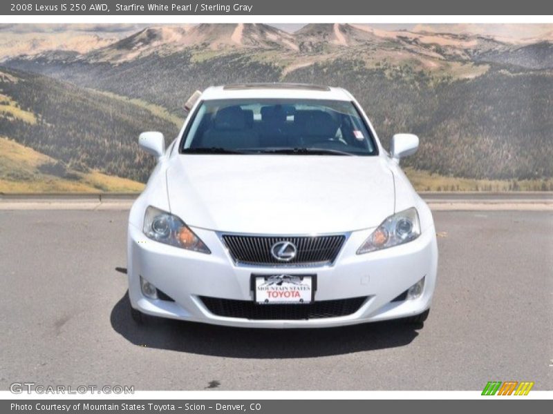 Starfire White Pearl / Sterling Gray 2008 Lexus IS 250 AWD