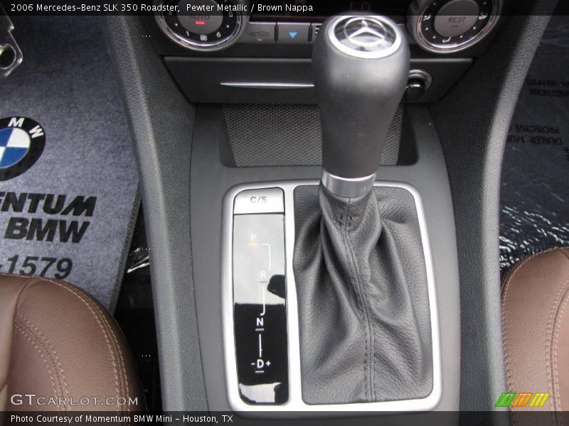 Pewter Metallic / Brown Nappa 2006 Mercedes-Benz SLK 350 Roadster
