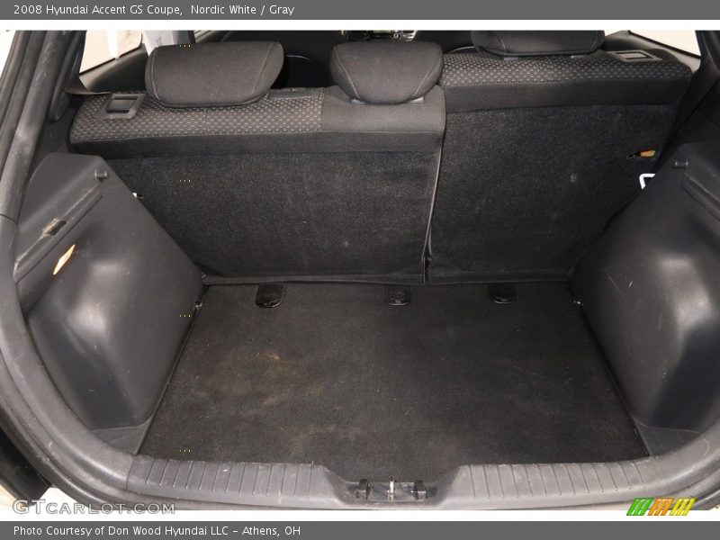 Nordic White / Gray 2008 Hyundai Accent GS Coupe