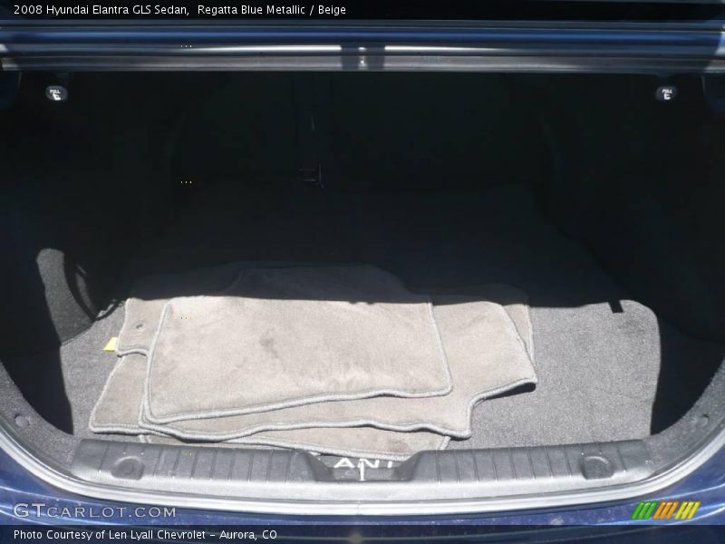 Regatta Blue Metallic / Beige 2008 Hyundai Elantra GLS Sedan
