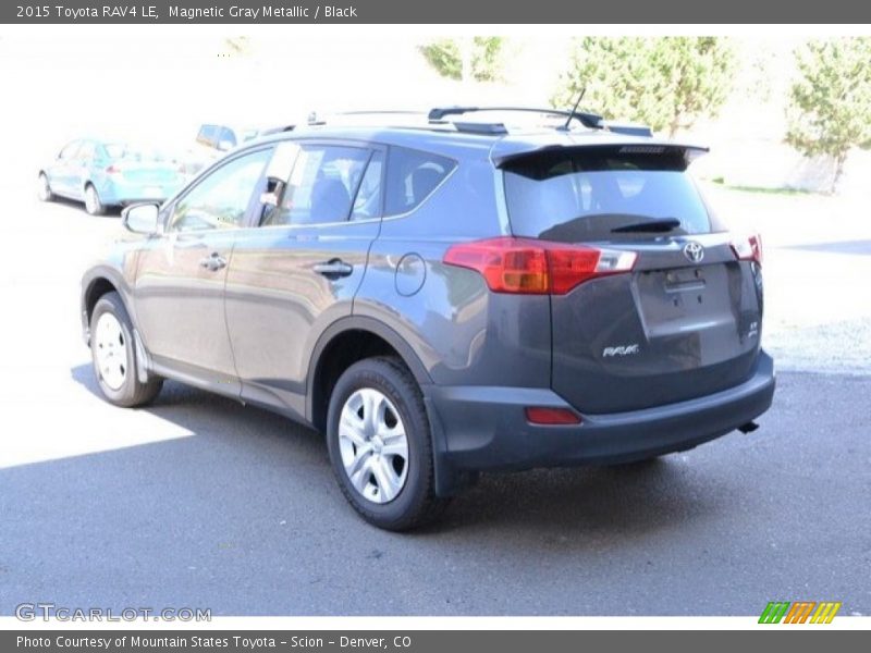 Magnetic Gray Metallic / Black 2015 Toyota RAV4 LE