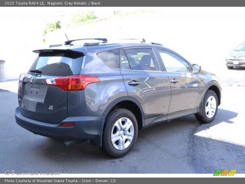 Magnetic Gray Metallic / Black 2015 Toyota RAV4 LE