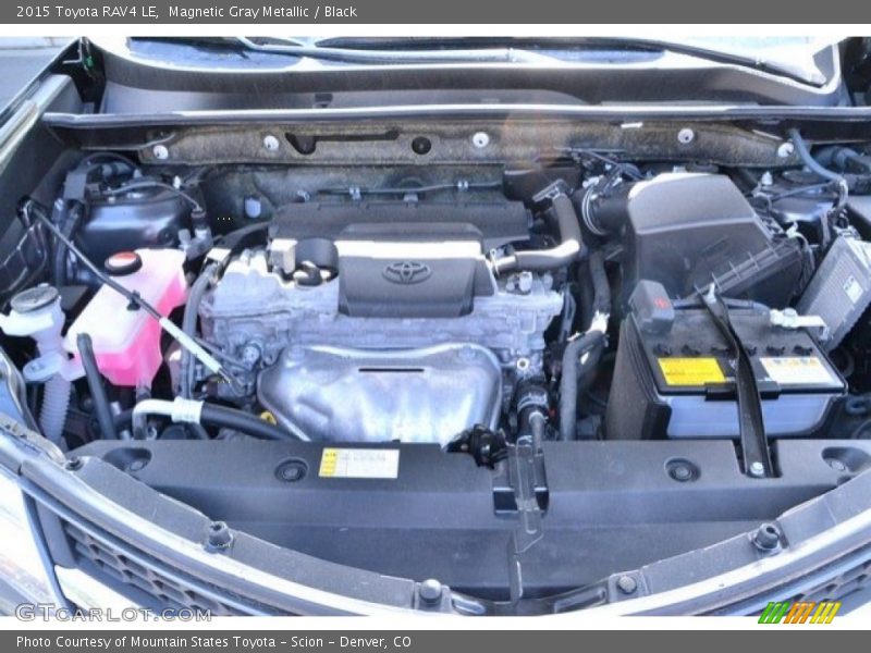 Magnetic Gray Metallic / Black 2015 Toyota RAV4 LE