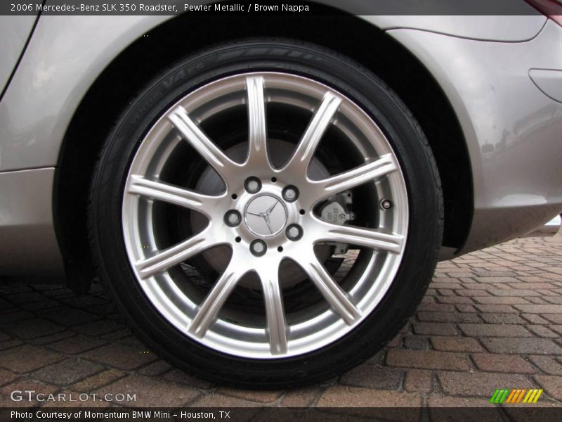 Pewter Metallic / Brown Nappa 2006 Mercedes-Benz SLK 350 Roadster
