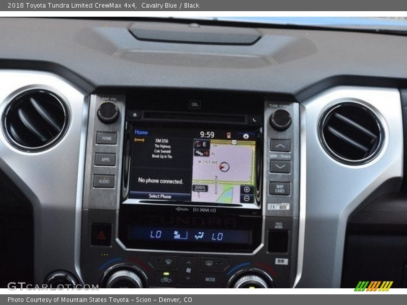 Cavalry Blue / Black 2018 Toyota Tundra Limited CrewMax 4x4