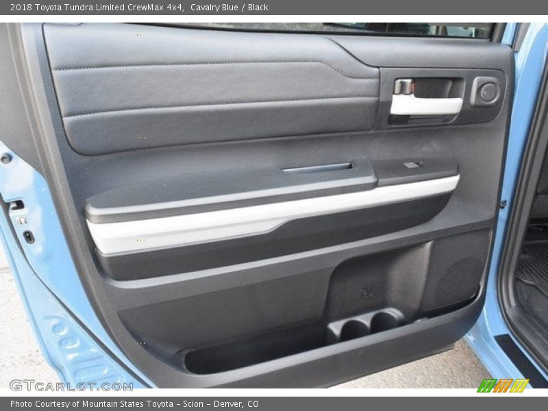 Cavalry Blue / Black 2018 Toyota Tundra Limited CrewMax 4x4