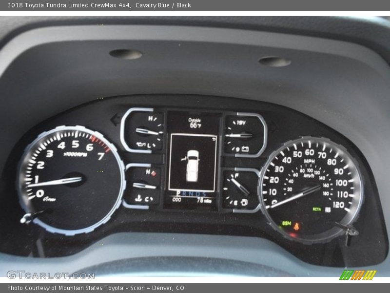 Cavalry Blue / Black 2018 Toyota Tundra Limited CrewMax 4x4