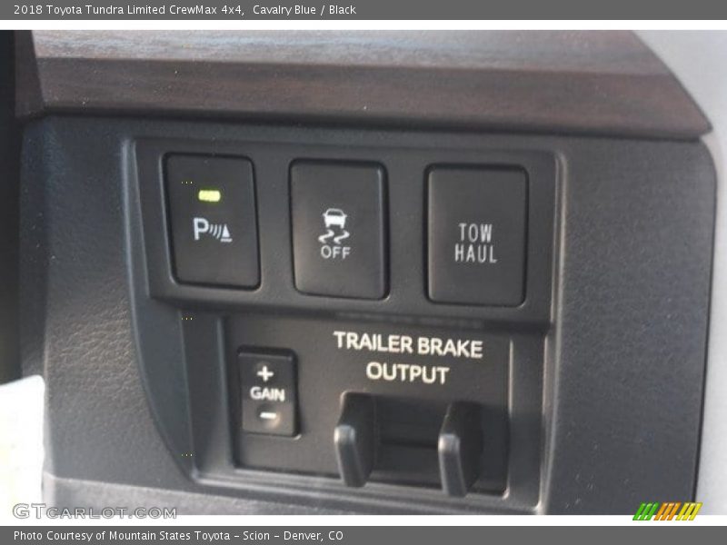 Cavalry Blue / Black 2018 Toyota Tundra Limited CrewMax 4x4