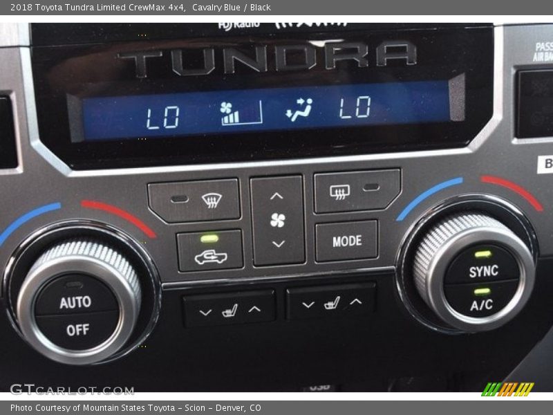 Cavalry Blue / Black 2018 Toyota Tundra Limited CrewMax 4x4