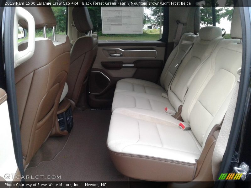Black Forest Green Pearl / Mountain Brown/Light Frost Beige 2019 Ram 1500 Laramie Crew Cab 4x4