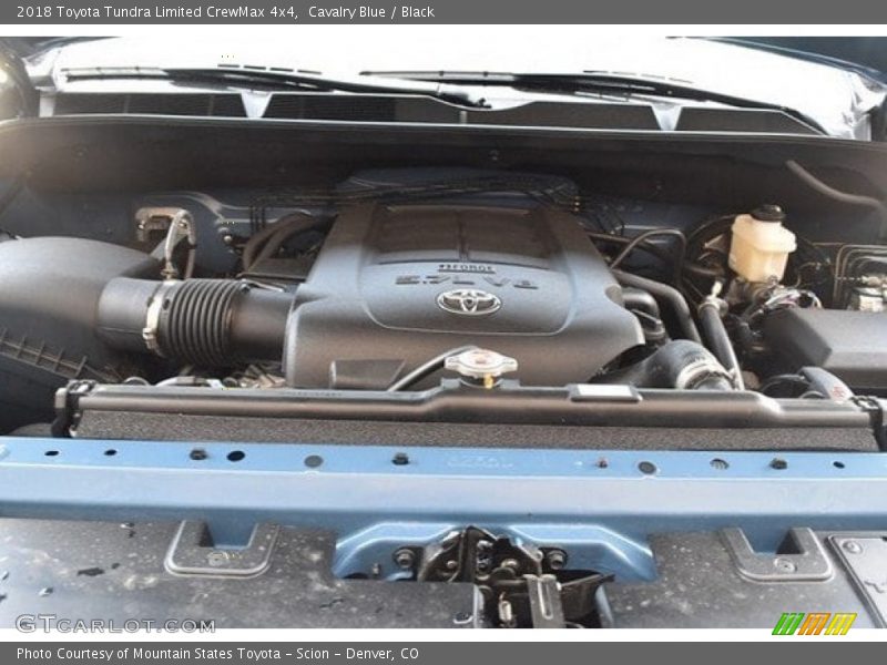 Cavalry Blue / Black 2018 Toyota Tundra Limited CrewMax 4x4