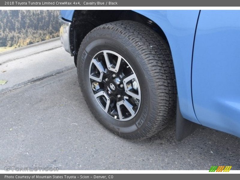 Cavalry Blue / Black 2018 Toyota Tundra Limited CrewMax 4x4
