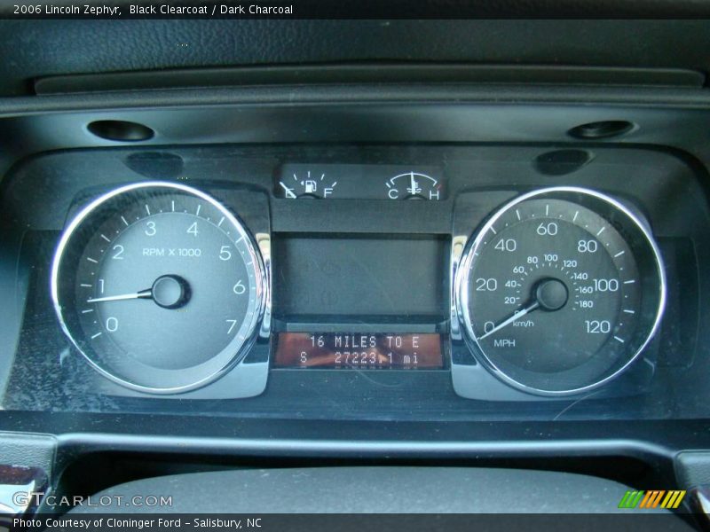 Black Clearcoat / Dark Charcoal 2006 Lincoln Zephyr