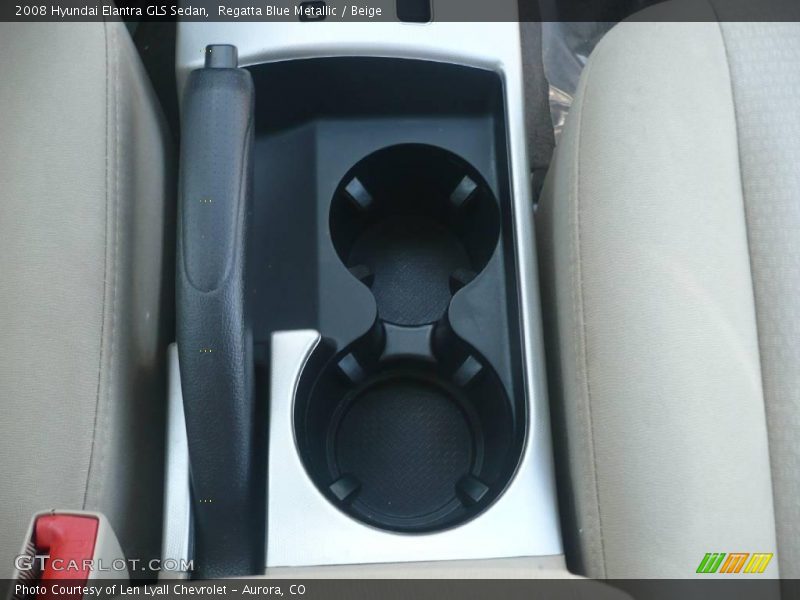 Regatta Blue Metallic / Beige 2008 Hyundai Elantra GLS Sedan