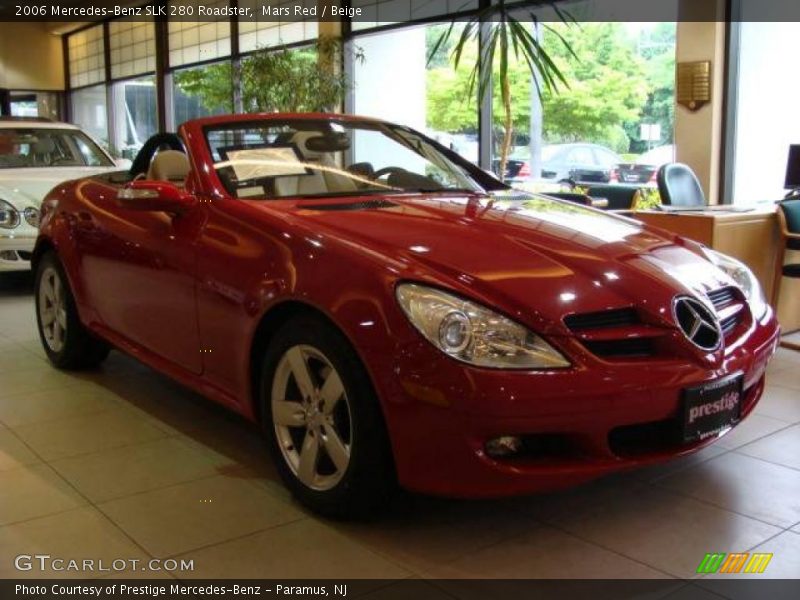 Mars Red / Beige 2006 Mercedes-Benz SLK 280 Roadster
