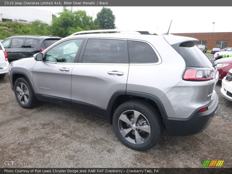 Billet Silver Metallic / Black 2019 Jeep Cherokee Limited 4x4