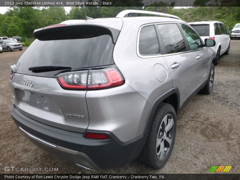 Billet Silver Metallic / Black 2019 Jeep Cherokee Limited 4x4