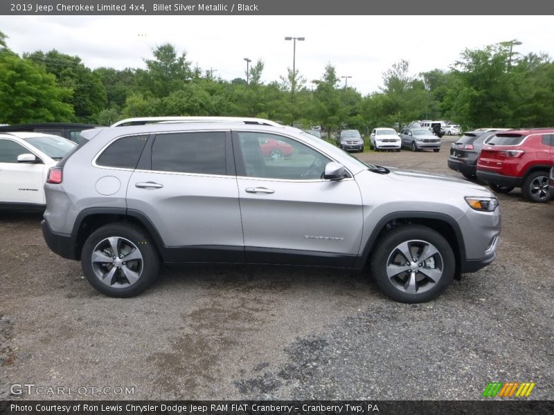 Billet Silver Metallic / Black 2019 Jeep Cherokee Limited 4x4