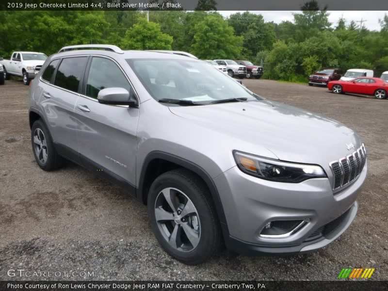 Billet Silver Metallic / Black 2019 Jeep Cherokee Limited 4x4