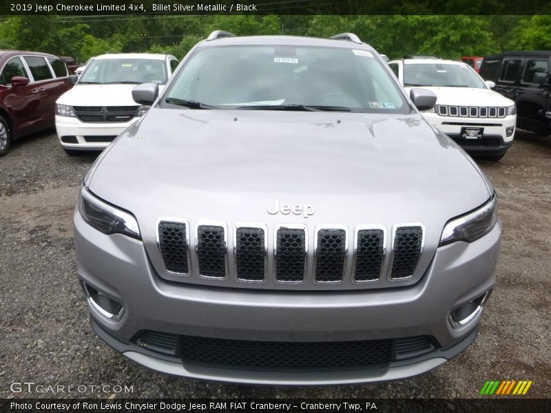 Billet Silver Metallic / Black 2019 Jeep Cherokee Limited 4x4