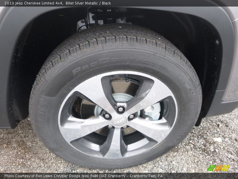 Billet Silver Metallic / Black 2019 Jeep Cherokee Limited 4x4