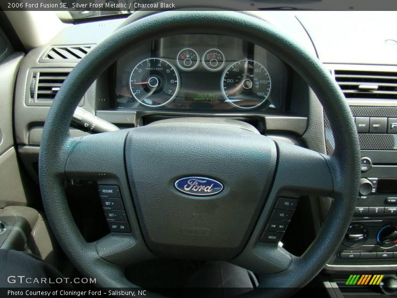 Silver Frost Metallic / Charcoal Black 2006 Ford Fusion SE