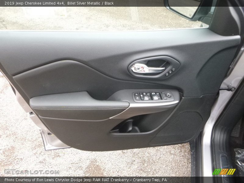 Billet Silver Metallic / Black 2019 Jeep Cherokee Limited 4x4