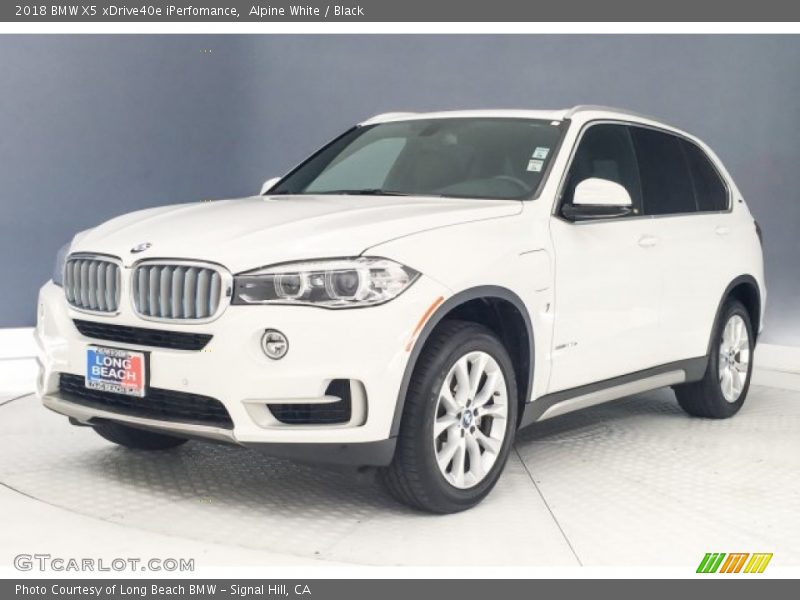 Alpine White / Black 2018 BMW X5 xDrive40e iPerfomance