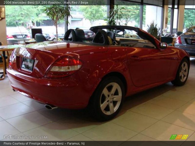 Mars Red / Beige 2006 Mercedes-Benz SLK 280 Roadster